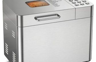 2LB Bread Maker Machine, OSIPOTO 17 in 1 Automatic Stainless Steel Bread Machine