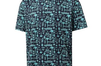 M MAELREG Boys Polo Shirt Short Sleeve Dry Fit Performance Printed Collared Yout