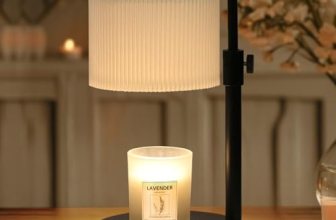 NITOWOLF Candle Warmer Lamp, Candle Lamp Warmer with Timer Adjustable Height Wax