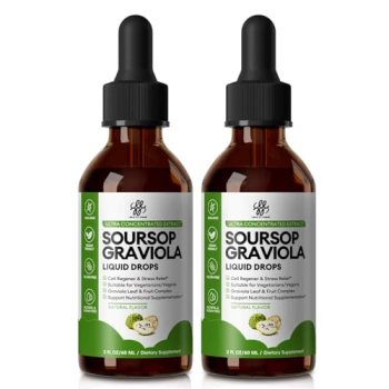 iMATCHME (2 Pack Soursop Graviola Liquid Drop for Cell Support & Regeneration