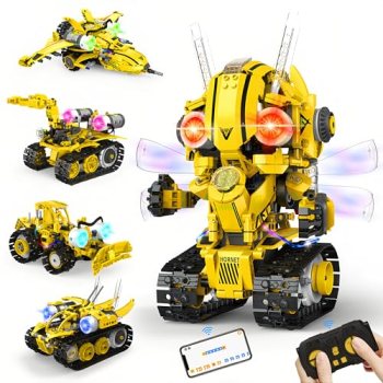 Yerloa Robot Building Kit STEM Gifts for Ages 8-13 with App & Remote Control