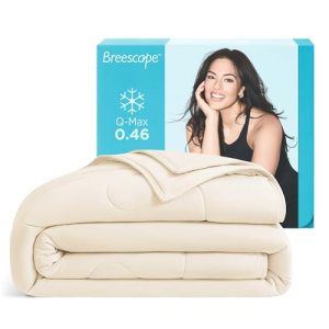 Breescape Cooling Comforter Blanket – BlendTek Q-Max>0.46 Tech