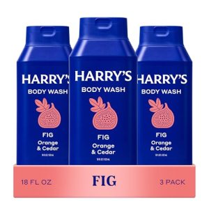 Harry’s Men’s Body Wash – Fig – (3 Pack) 18 fl oz