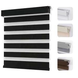 Joydeco No Drill Zebra Blinds for Windows