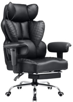 COMHOMA Big and Tall Office Chair Heavy Duty Wide Ergonomic Gaming Chair with De