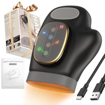 YNSZAS Professional Hand Massager with Heat Compression Therapy