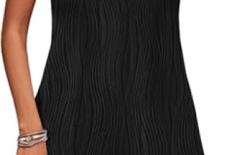 ETCYY Women’s Casual T Shirt Dress Short Sleeve Summer Dresses 2026 Spring Cloth