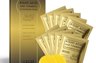 Individually Sealed Turmeric Kojic Acid Cleansing Pads – Stays Fresh