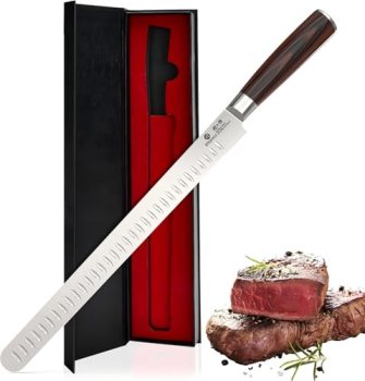 imarku Brisket Knife, 12 Inch Ultra Sharp Carving Slicing Knife for Brisket