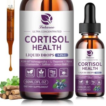 Cortisol Supplements for Women, Cortisol Reducer Manager Detox with KSM-66® Ashw