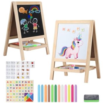 Tabletop Painting Wooden Art Easel for Kids