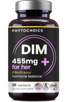 DIM for Women 350mg High Potency with BioPerine® & Broccoli Extract