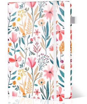 CAGIE Floral Lined Journal for Women