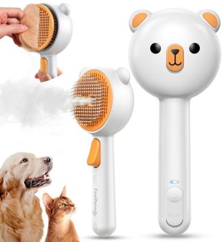 Pet Steam Brush for Dogs & Cats
