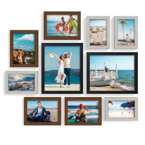 decorUhome Picture Frames Collage Wall Decor for Photo Gallery Display