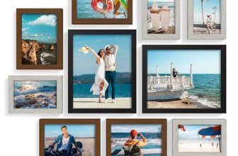 decorUhome Picture Frames Collage Wall Decor for Photo Gallery Display