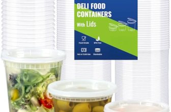 90 Sets Plastic Deli Containers With Lids