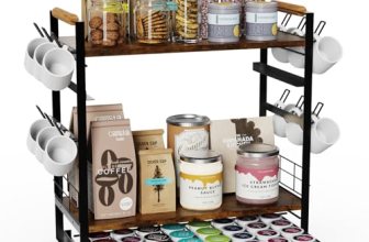 Couwilson Coffee Bar Station Organizer for Countertop