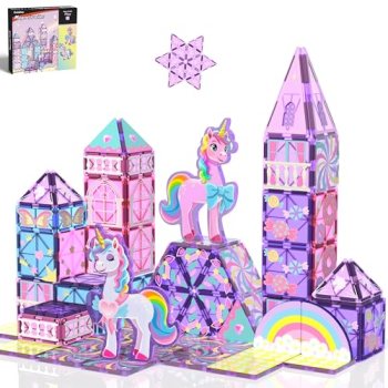 GobiDex Magnetic Building Blocks Unicorn Toys for Girls