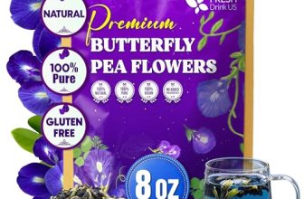 FreshDrinkUS, Premium 8oz Butterfly Pea Flowers