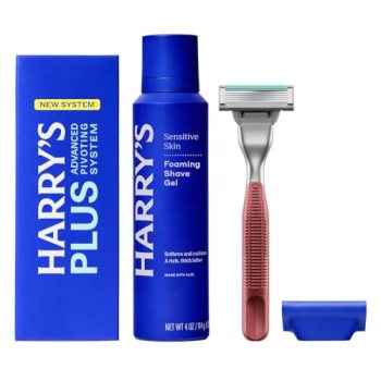 Harry’s Plus Trial Shaving Kit for Men – Premium Handle