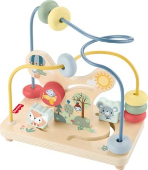 Fisher-Price Wood Bead Maze Activity Toy