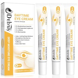 DEBAIY Daytime Eye Cream with 2% Jojoba Oil Anti-Wrinkle Anti-Aging Moisturizing