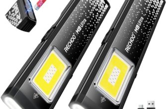 RECHOO Flat EDC Flashlight Rechargeable