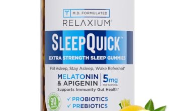 Relaxium SleepQuick Gummies – Sleep Aid + Gut Health & Immune Support