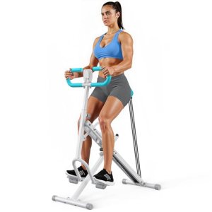 Squat Machine, MERACH R07 2 in 1 Squat Rowing Machine