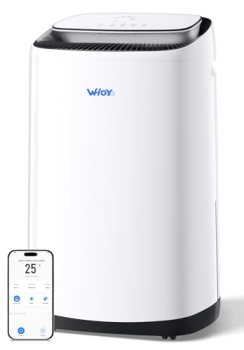WHOY 80 Pint Dehumidifier for Basement, 50 Pint DOE, Drain Hose, 5000 Sq Ft