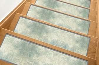 Non Slip Stair Treads for Wooden Steps, 15 Pack 8″x30″ Washable Carpet