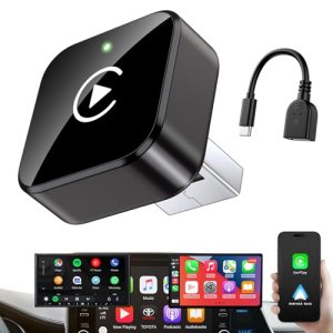 iGENJUN Wireless CarPlay Adapter 2026 Upgrade Mini Design