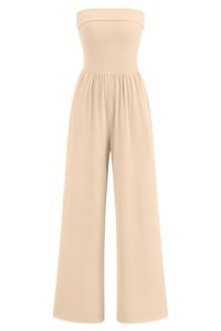 PRETTYGARDEN Womens Strapless Jumpsuits Dressy Casual Vacation Outfits 2026