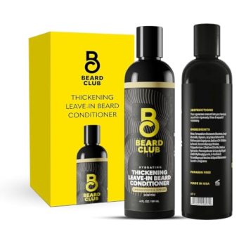 The Beard Club Thickening Leave-In Beard Conditioner for Men
