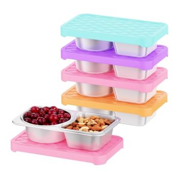 Upmely Stainless Steel Snack Containers