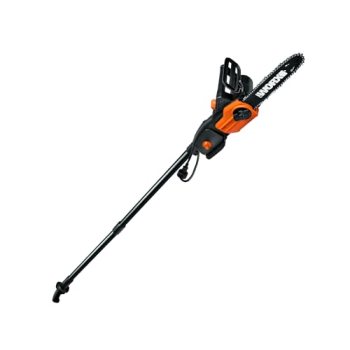 WORX Electric Chainsaw, 8 Amp 10″ 2-in-1 Pole saw, WG311