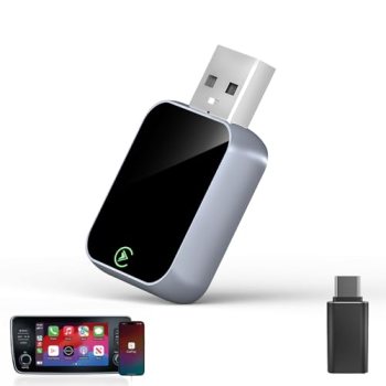 Enhanlife Wireless CarPlay Adapter for iPhone – No Audio Lag