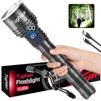 Tughlax Rechargeable Flashlights High Lumens
