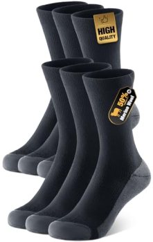 PULIOU Merino Wool Socks for Men Women