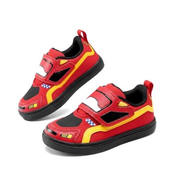 DREAM PAIRS Toddler Boys Sneakers Little Kids Shoes Fun Cartoon Cute Causal Walk