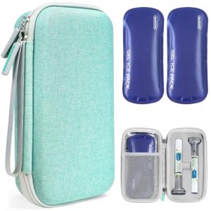 Portable Insulated Cooler Travel Case Fits 2 Zepbound Injector Pens