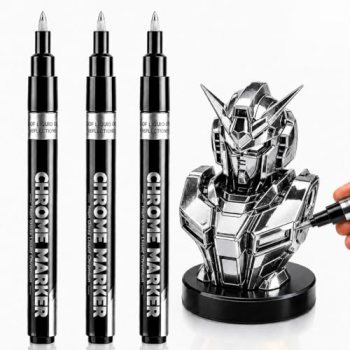 HOTU Silver Chrome Paint Markers