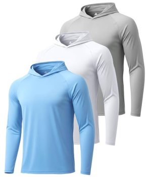 ZITY Fishing Shirts for Men Long Sleeve UPF 50+ T Shirt Sun Protection Tee Shirt