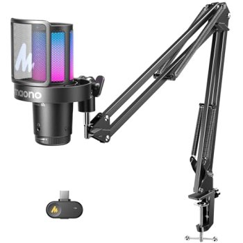 MAONO DGM20W Wireless Gaming Microphone for PC