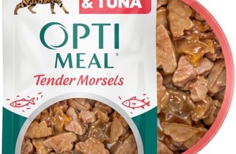 Optimeal Wet Cat Food Grain Free – Salmon & Tuna Tender Morsels