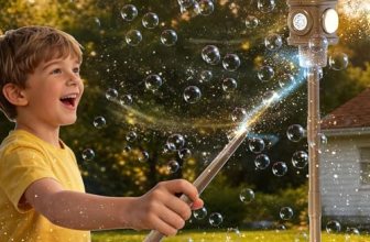 BLmukce Automatic Bubble Machine for Kids & Toddlers 1-3