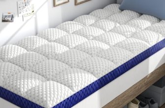 BEDELITE Dorm Room Essentials Twin XL Mattress Topper for College Students Back