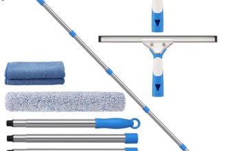 Mitclear 77” Professional Squeegee Window Cleaner Tool with Extension Pole