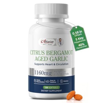 Citrus Bergamot with Aged Black Garlic Extract Softgels